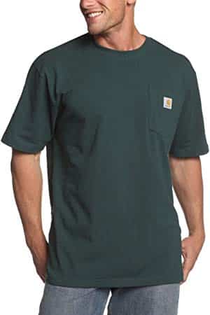 Carhartt Hommes K87 Workwear Pocket T-Shirt à manches courtes (tailles régulière et grande et haute)
