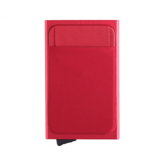 Porte Carte Tissu Rouge Pour Femme Original